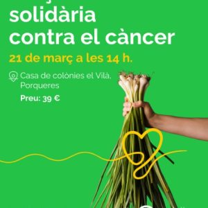 Calçotada solidària contra el càncer